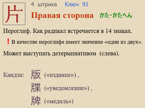 Правая сторона